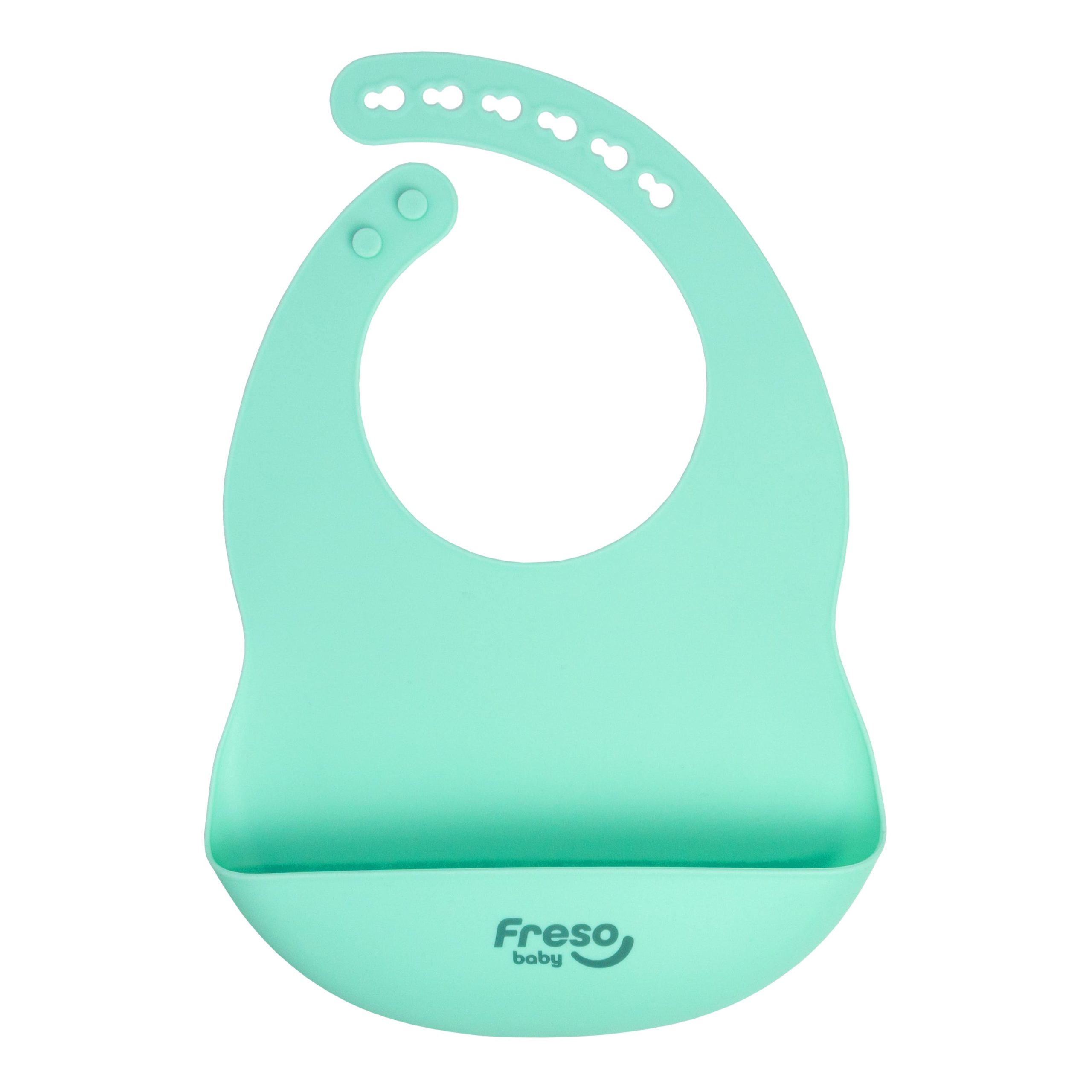 babador-silicone-bebe-impermeavel-bolso-pega-migalhas-macio-introducao-alimentar-freso-baby-verde-2